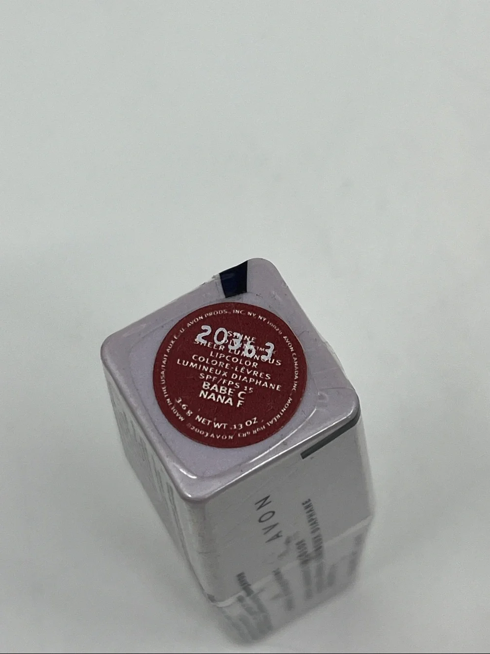 Avon Shine Divine Sheer Luminous Lip Color Lipstick - Babe C - Nana F - Sealed